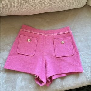 Maje High Waist Pink Shorts